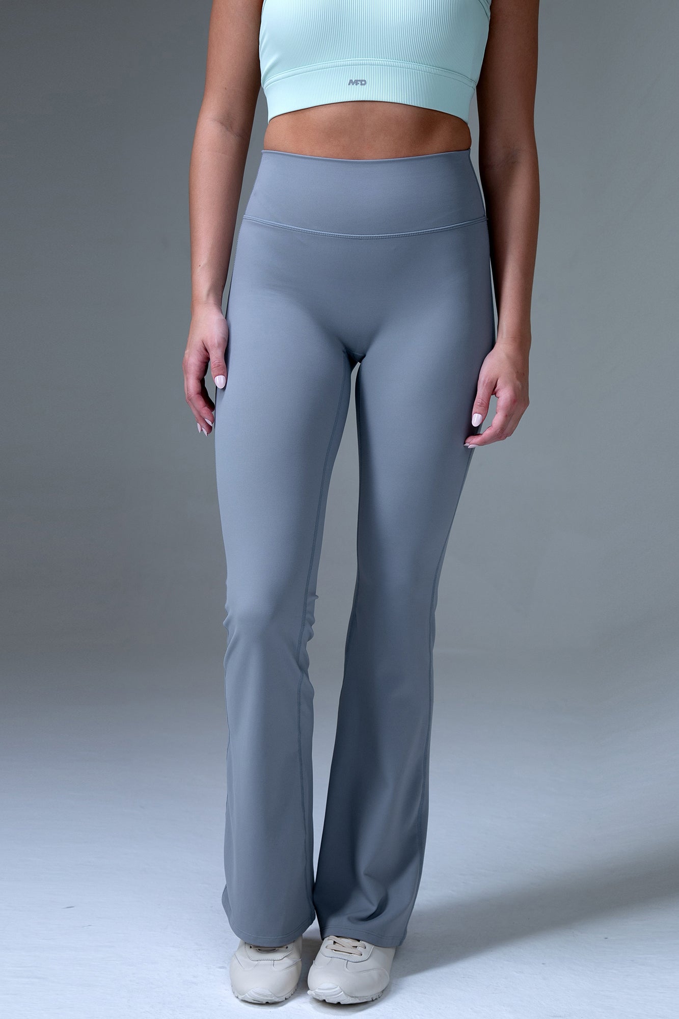 MFD High Waisted Back Pocket Flare Yoga Leggings