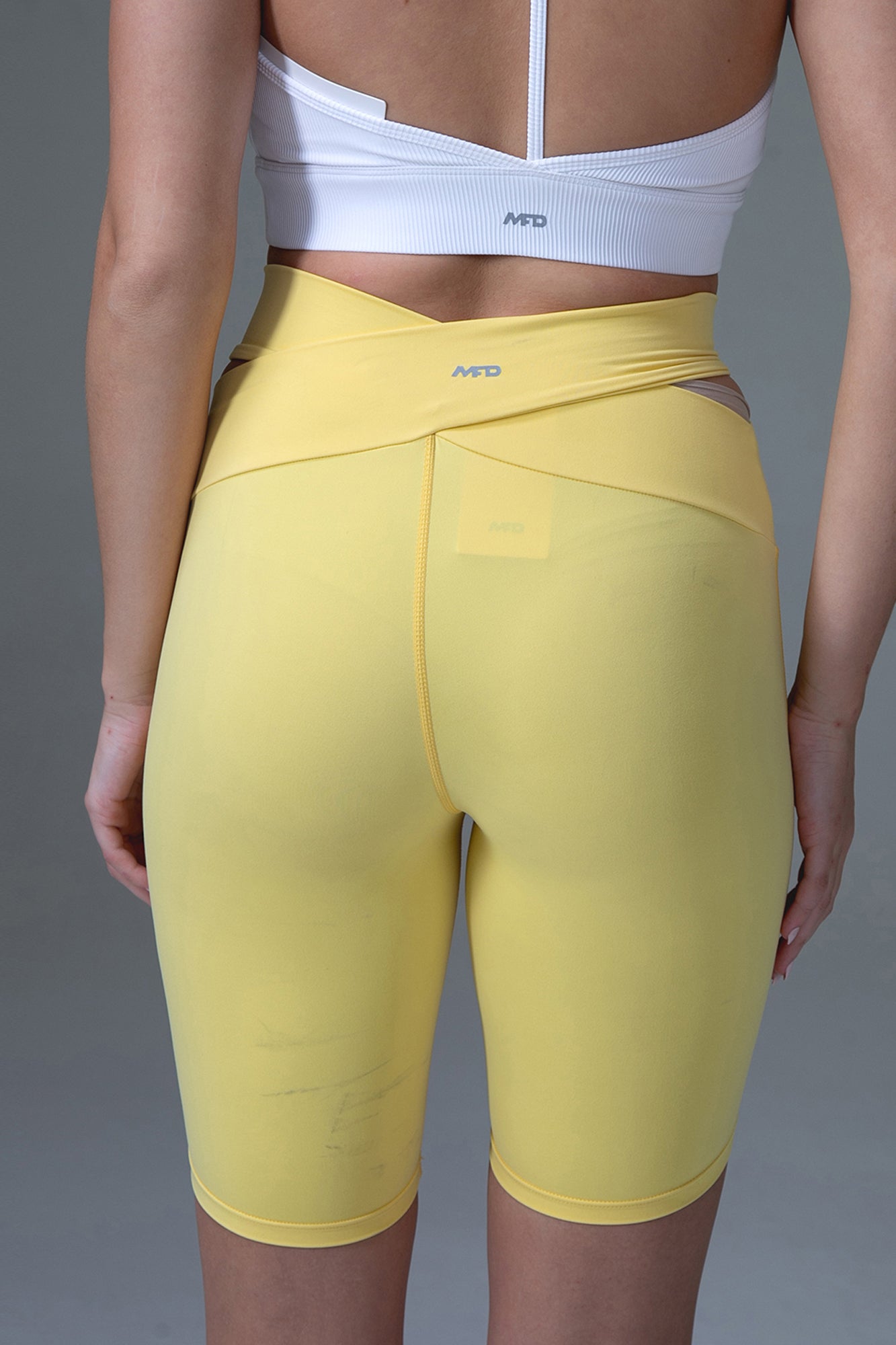 MFD High Waisted Pocket Yoga Biker Shorts